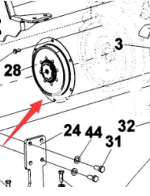 Flywheel connecting plate part number 4812120670