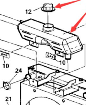 Engine expansion tank part number 4700386893