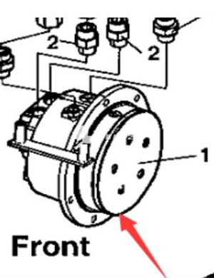 Roller accessories maintenance, walking motor part number 387270