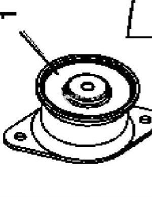 Roller accessory shock absorber block part number 4700391985