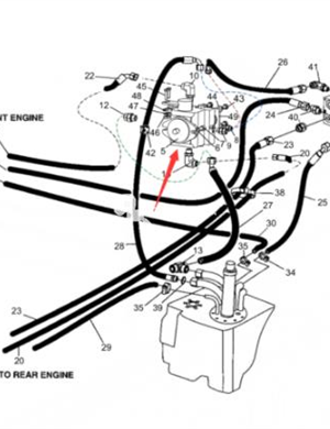 Traveling pump part number 4812270749