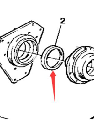 Steel drum vibration oil seal part number 4700163049