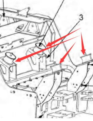 Roller damping block part number 4812113018