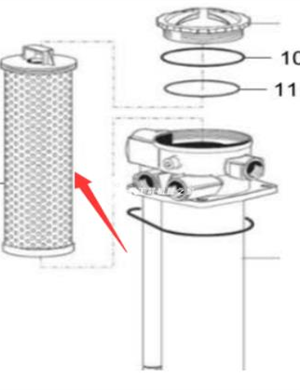 Liquid filter part number 4812012632