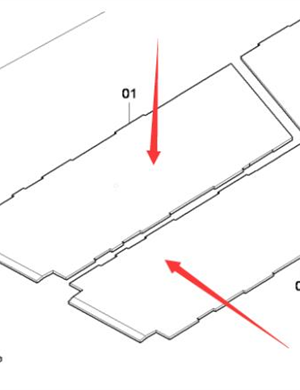 F2500C front feeding bottom plate part number 4812026784