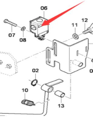 Material level sensor part number D977522311