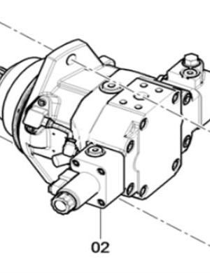 Spreader SD2500C walking motor part number/4812026518