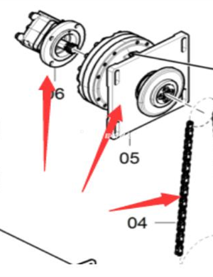 Spiral motor reducer part number/4812027591