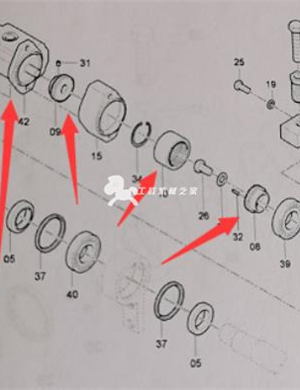 Left expansion plate hammer motor part number/D966136306