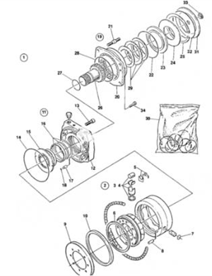 Part number of walking motor assembly/4700357022