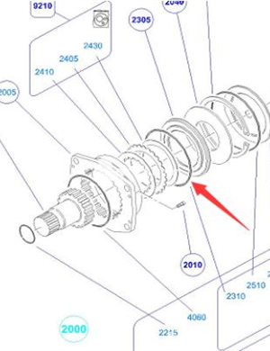 Brake piston sealing ring part number/4700902834