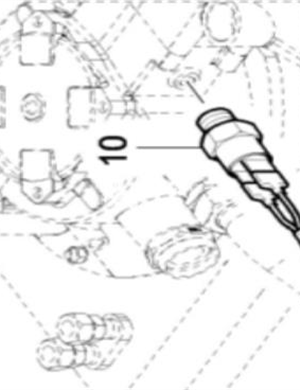 Hydraulic oil sensor part number 4812028099