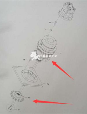 Stir up the upper sprocket part number 4812240394