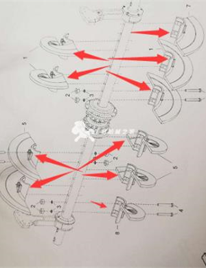 Mainframe spiral blade repair kit part number 4812246662