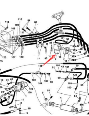 Steering gear part number 359145