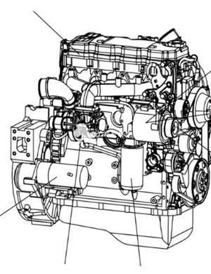 Diesel engine assembly part number 4700390831