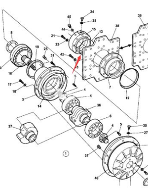 Vibration flange sealing ring part number 4700160105