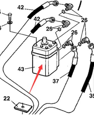 Steering gear part number 4700376000