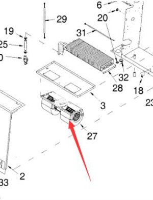 Warm air fan part number 4700938638