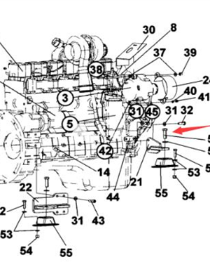 Fixed bolt part number 470050070