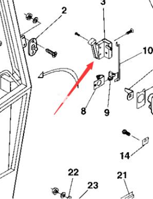 Door handle part number 4700935244