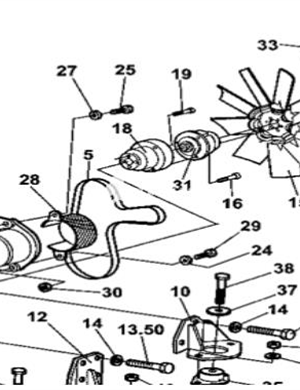 Fan assembly part number 386006