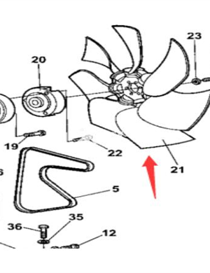 Fan assembly part number 379164