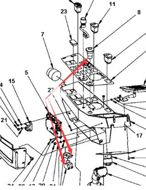 Emergency stop switch part number 4700791739