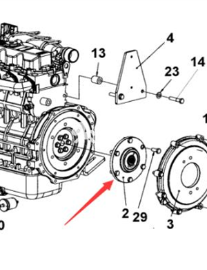 Flywheel connecting plate part number 4812112390