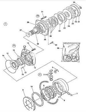 Walking motor part number 4700357022