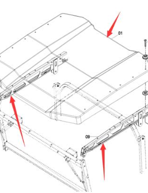 Roof assembly part number 4812037029