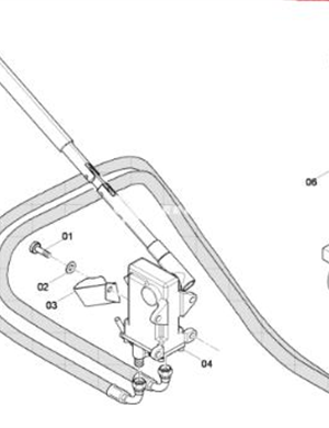 Roof hydraulic device part number 4812036948