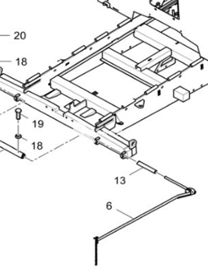 Direction indicator pole part number 4812036083