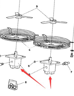 Fan motor part number 359226