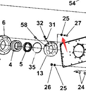 Bolt gasket part number 904231