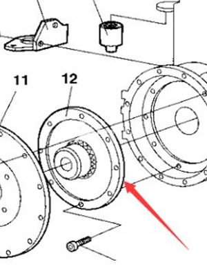 Flywheel connecting plate assembly part number 370229