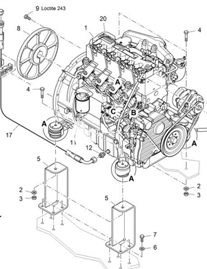 ENGINE MOUNTING	2047918