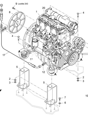 DIESEL ENGINE	2043650 