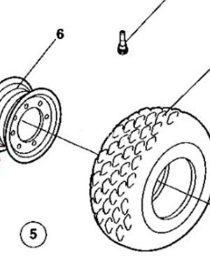  Vacuum tire hub part number 4700393335