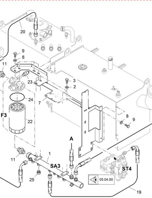 BRACKET FOR MANIFOLD	2057103 