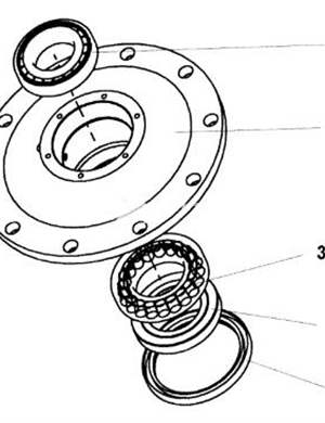 Hub bearing part number 4700116009