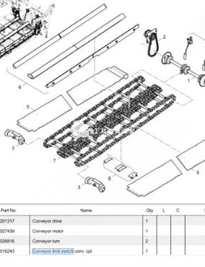  Part number 4812016243 of the feeding level device