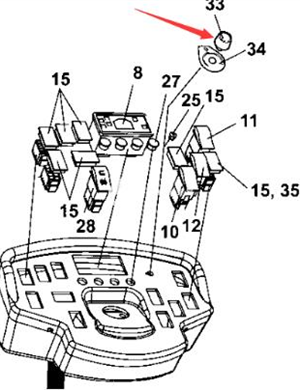 Potentiometer part number 4700388737