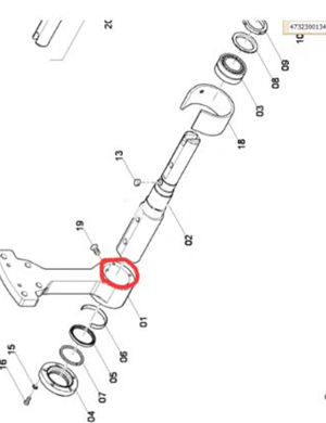 Hanger adjustment pad part number 4732300134 