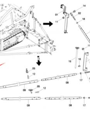 Pull rod pin part number 4812028735 