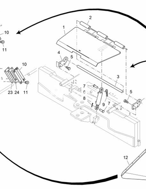 HOPPER FRONT (HYDRAULIC)	2067149