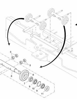 RETURN PULLEY COMPL.	2044052 