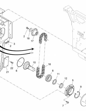 FLANGE, LEFT SIDE	2158869 