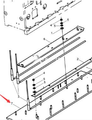 Host ironing bottom plate part number 614022803