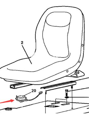 Seat switch part number 4700379635